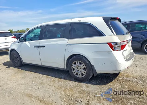 2012 Honda Odyssey Lx из США, поврежденный, VIN 5FNRL5H2XCB106978